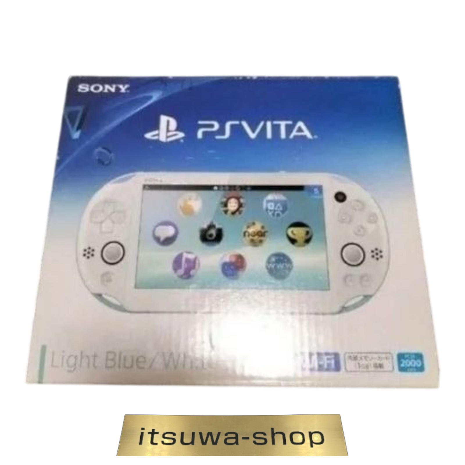Sony PlayStation PS Vita 2000 (Light Blue / White) Console TOP MINT