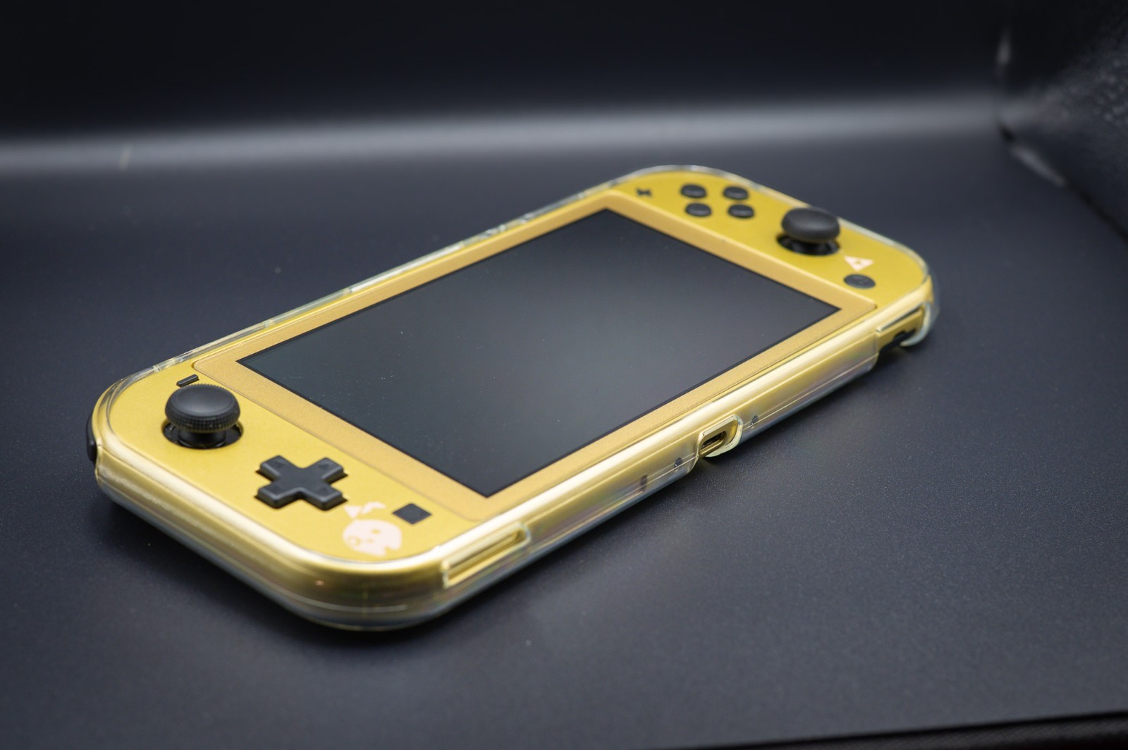 Nintendo Switch Lite 256GB Custom Handheld System – Gold No Drift Kit