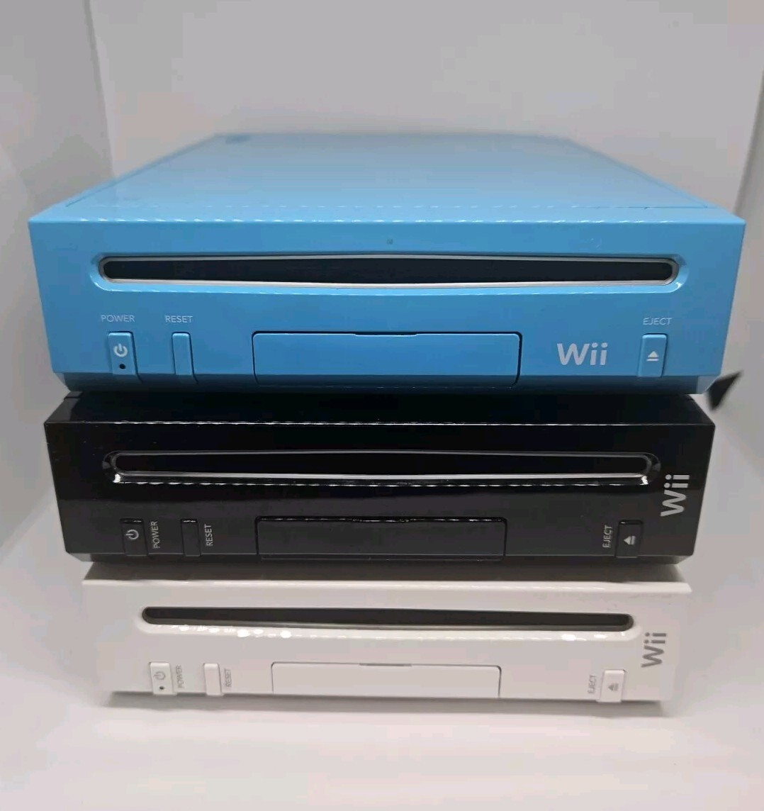 Nintendo Wii Console System Only Pick &Choose Color & Model USA Version -Tested