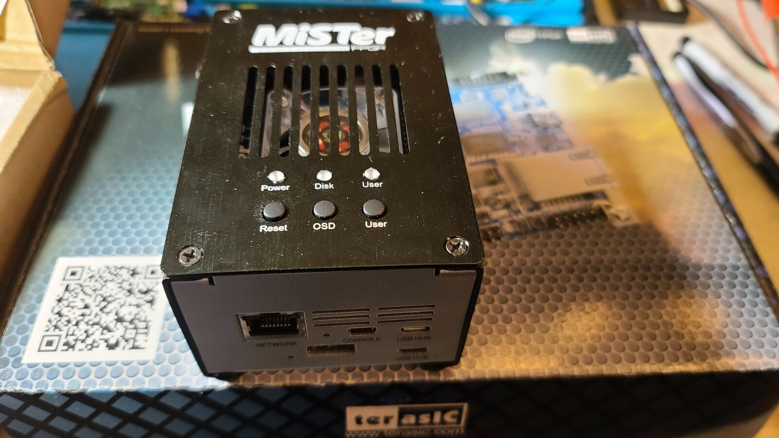 MiSTer FPGA Terasic DE10 Nano + Case + 128MB + USB HUB + IO + 64GB SD preloaded!