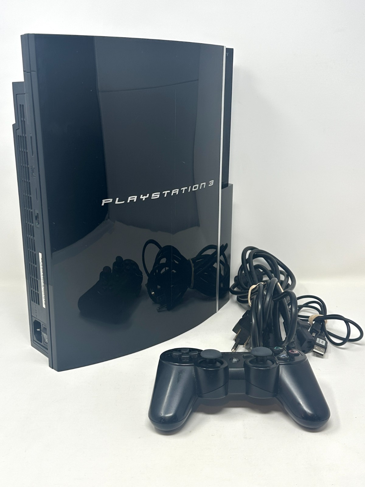 PS3 80GB Console CECHL01 – Cables & Controller – Tested