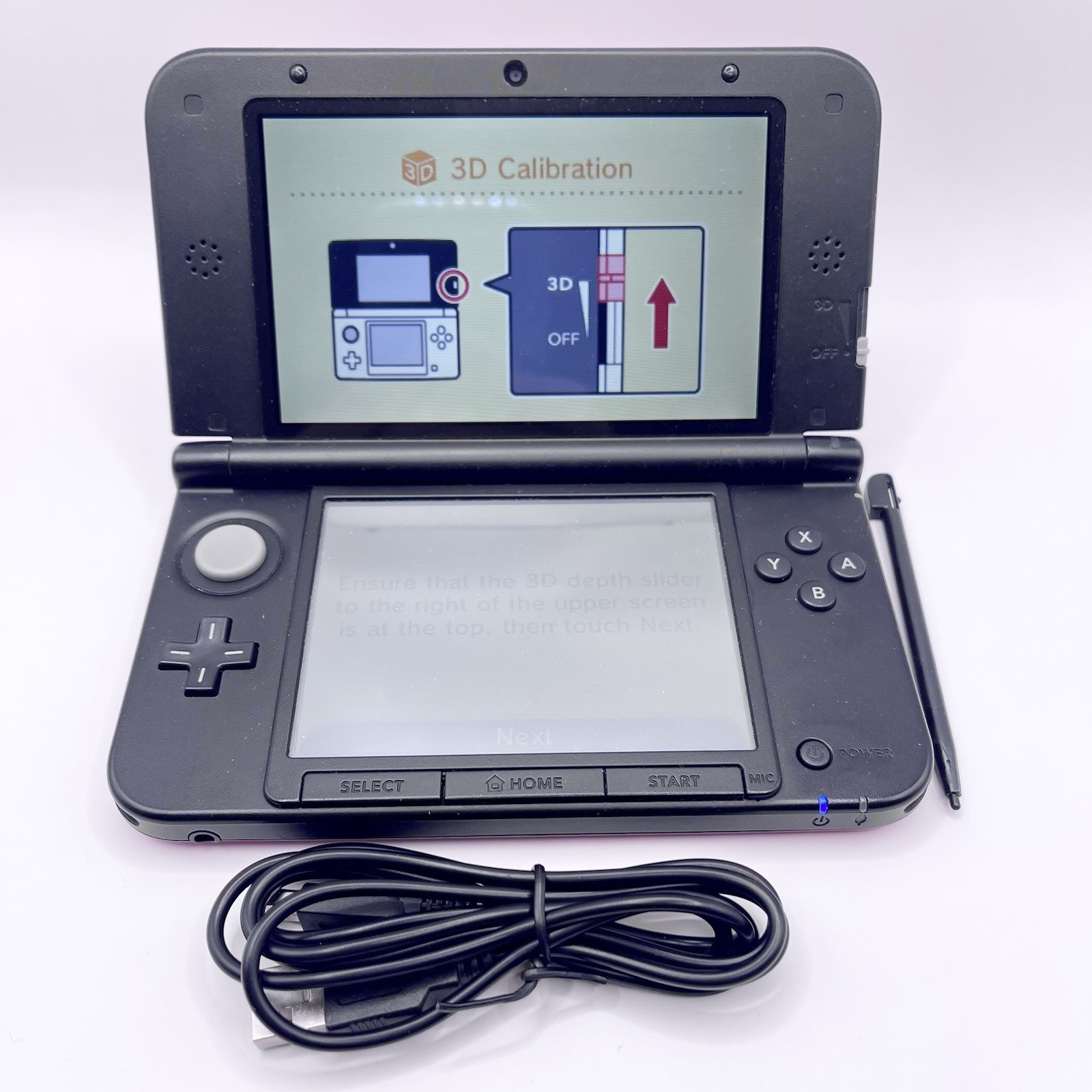 Nintendo 3ds XL Console Red + Charger & Stylus. Working AUS Region. Free Postage