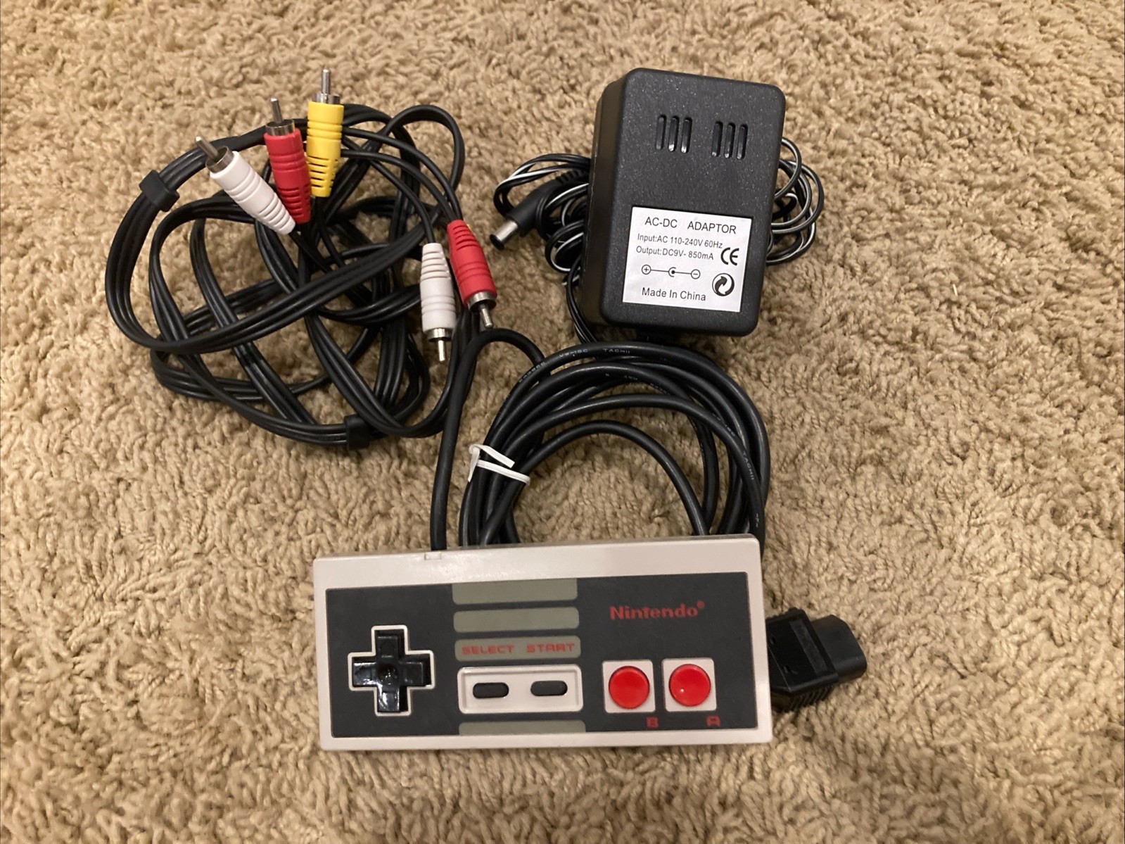 Nintendo Bundle NES System + Mike Tyson Punch-Out Game Lot! – Tested!!
