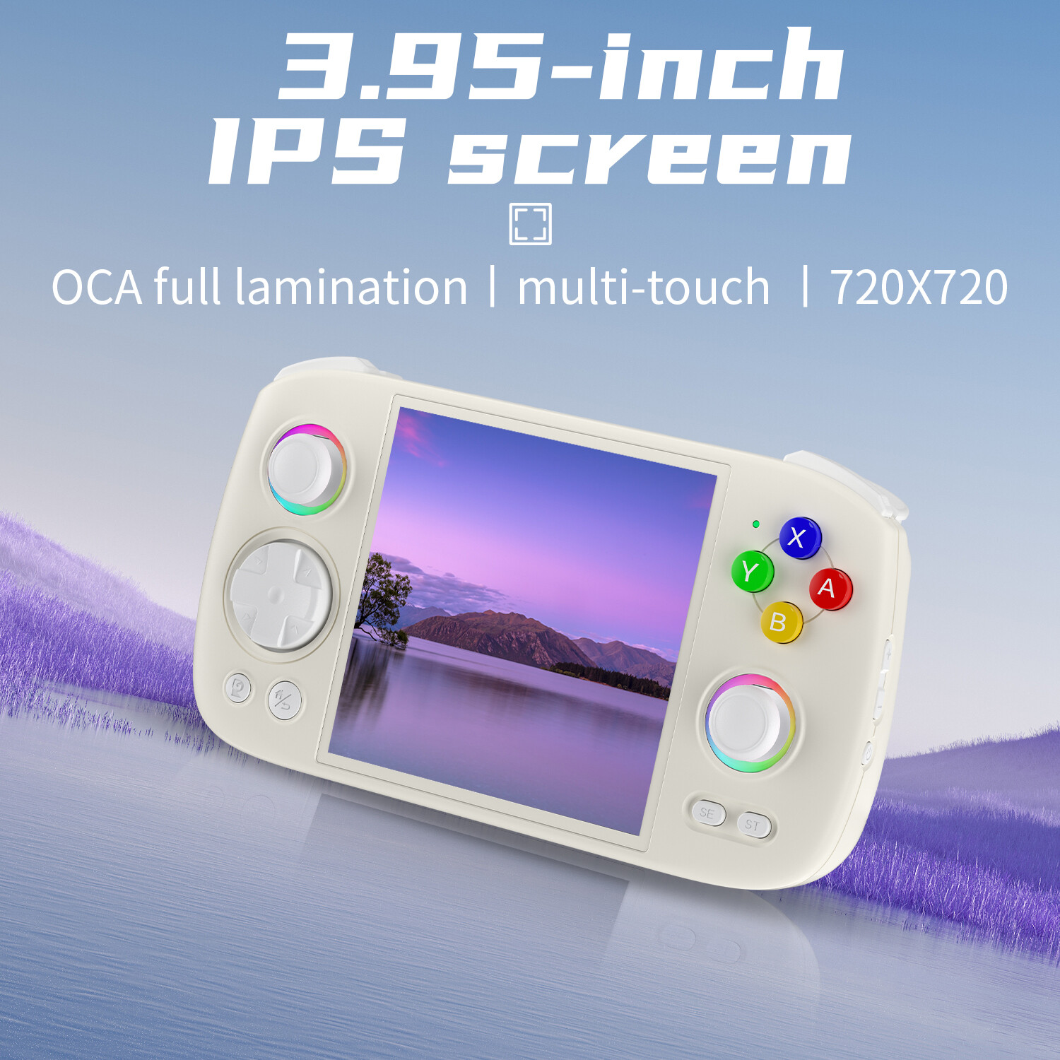 ANBERNIC RG Cube Video Handheld Game Console Android13 T820 RGB Joystick 5200mAh