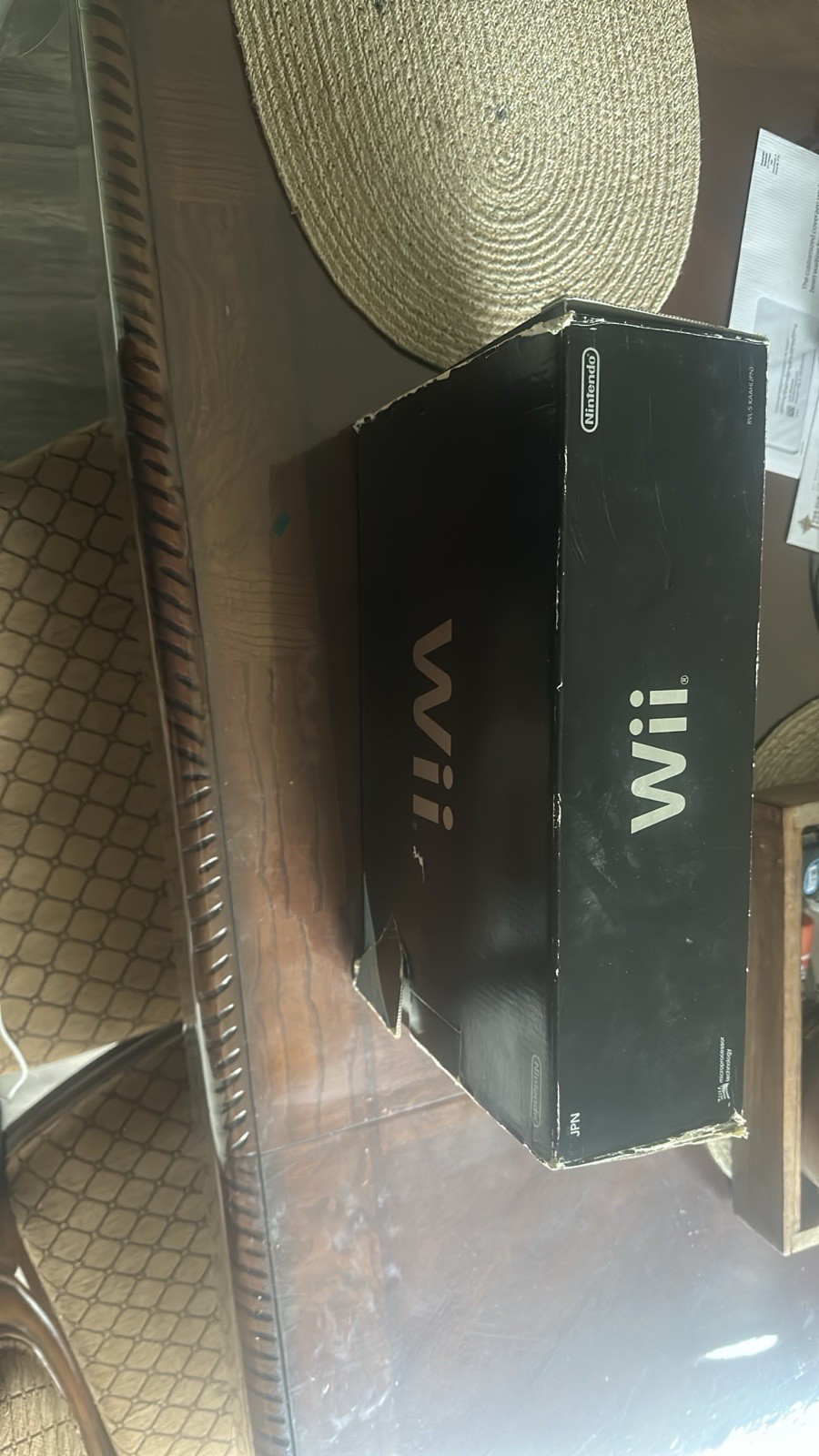 Nintendo Wii RVL-001(JPN) Black NTSC-J Wi-Fi 480p Console w/ Box Cables