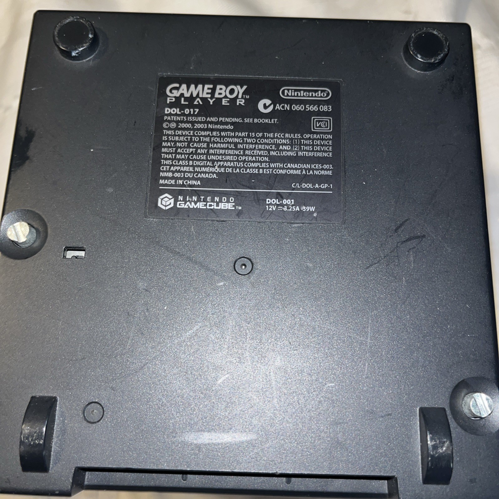 Nintendo GameCube Console & Gameboy Player All OEM Controller Wire Memory Tested