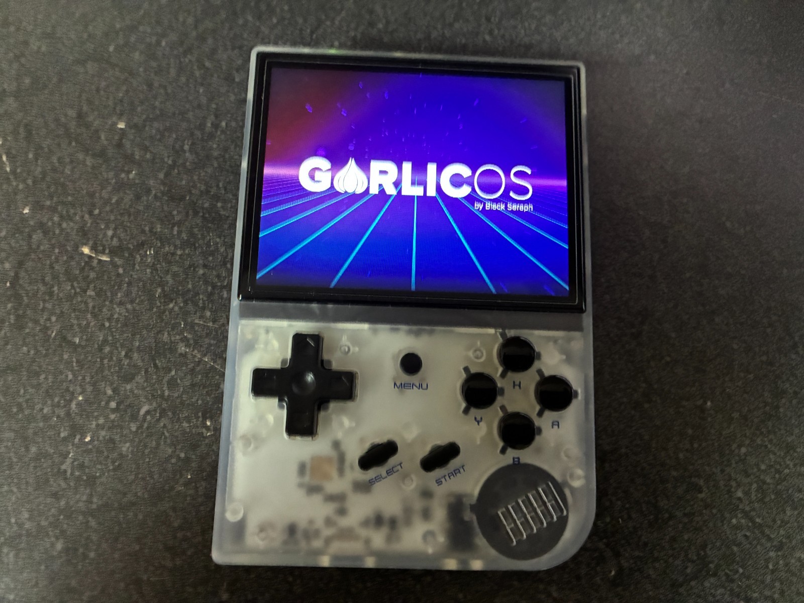 Anbernic RG35XX Retro Handheld Game Console, Dual OS 64GB, Case, 3D printed grip
