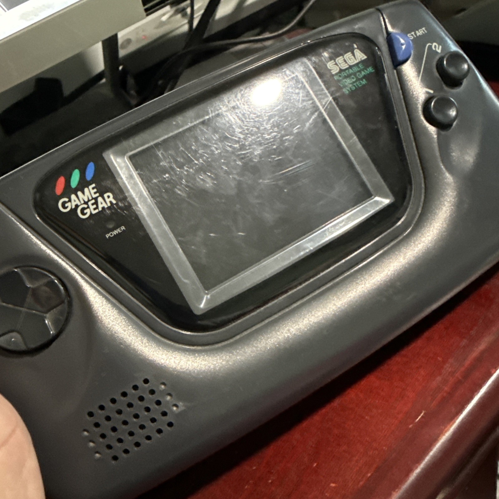 Sega Game Gear Handheld Console Black (Not Working)