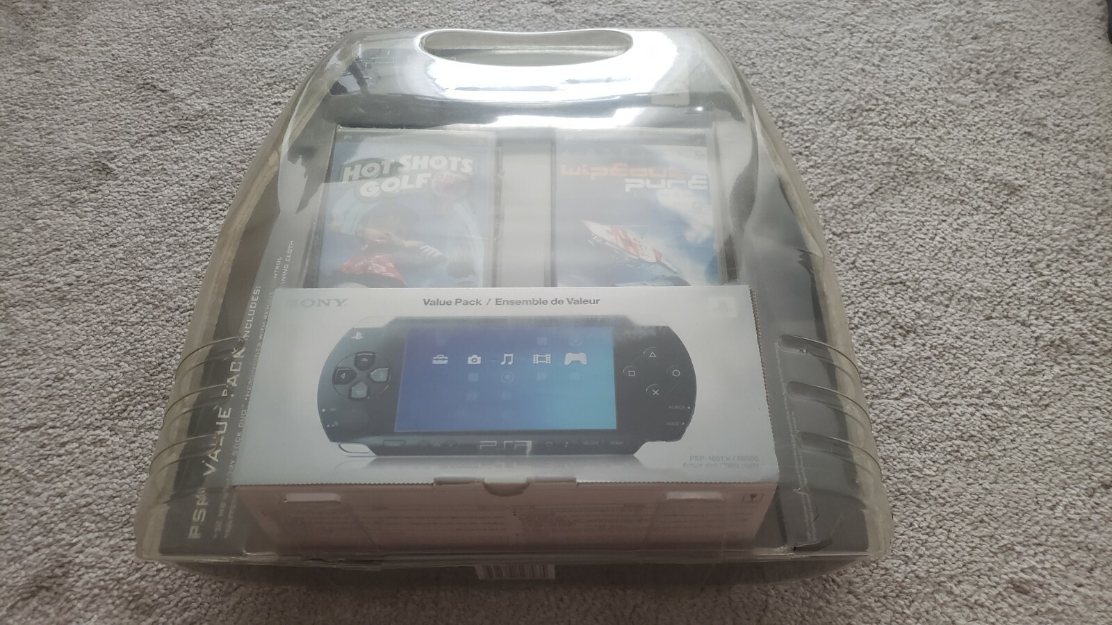 Sony PSP 1000 Launch Bundle Wipeout Pure Hot Shots Golf RARE COLLECTIBLE – NEW