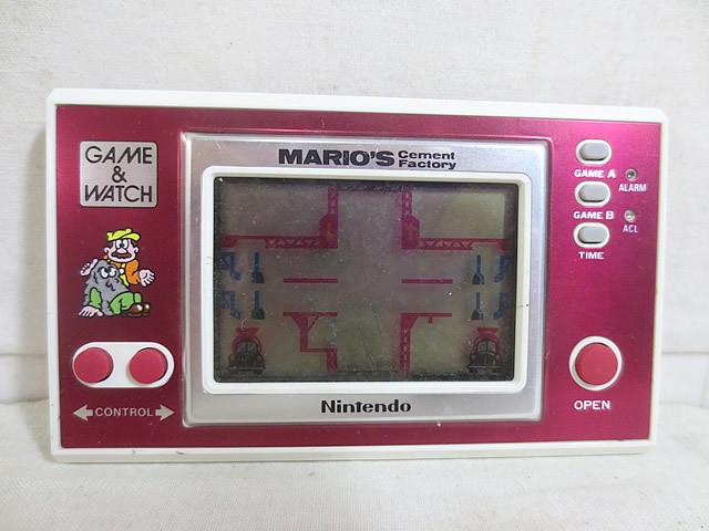 Nintendo Game ＆Watch Mario’s Cement Factory ML-102 Wide Screen Tested