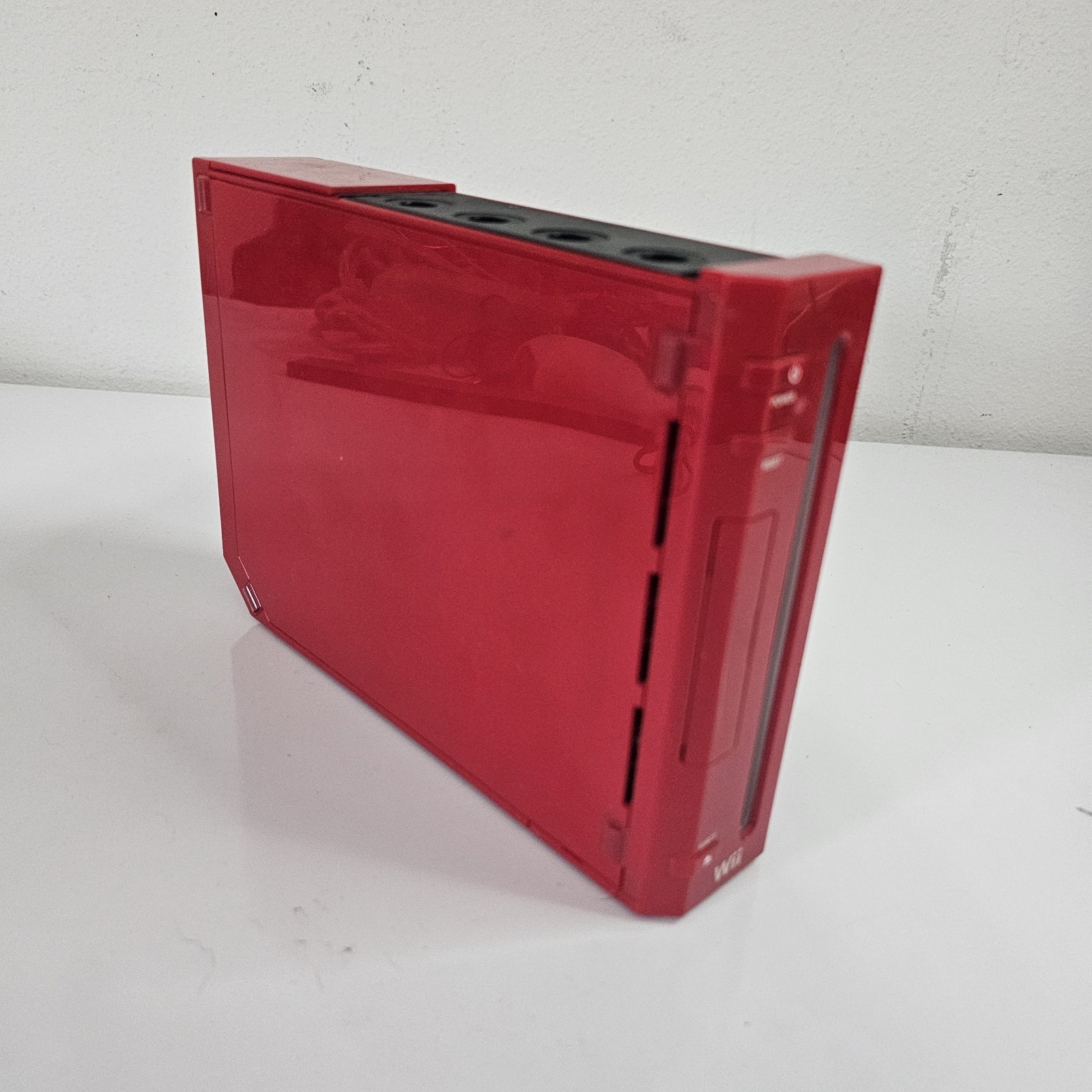 2006 Nintendo Wii Red RVL-001 USA Console GameCube Compatible Bundle Lot Tested