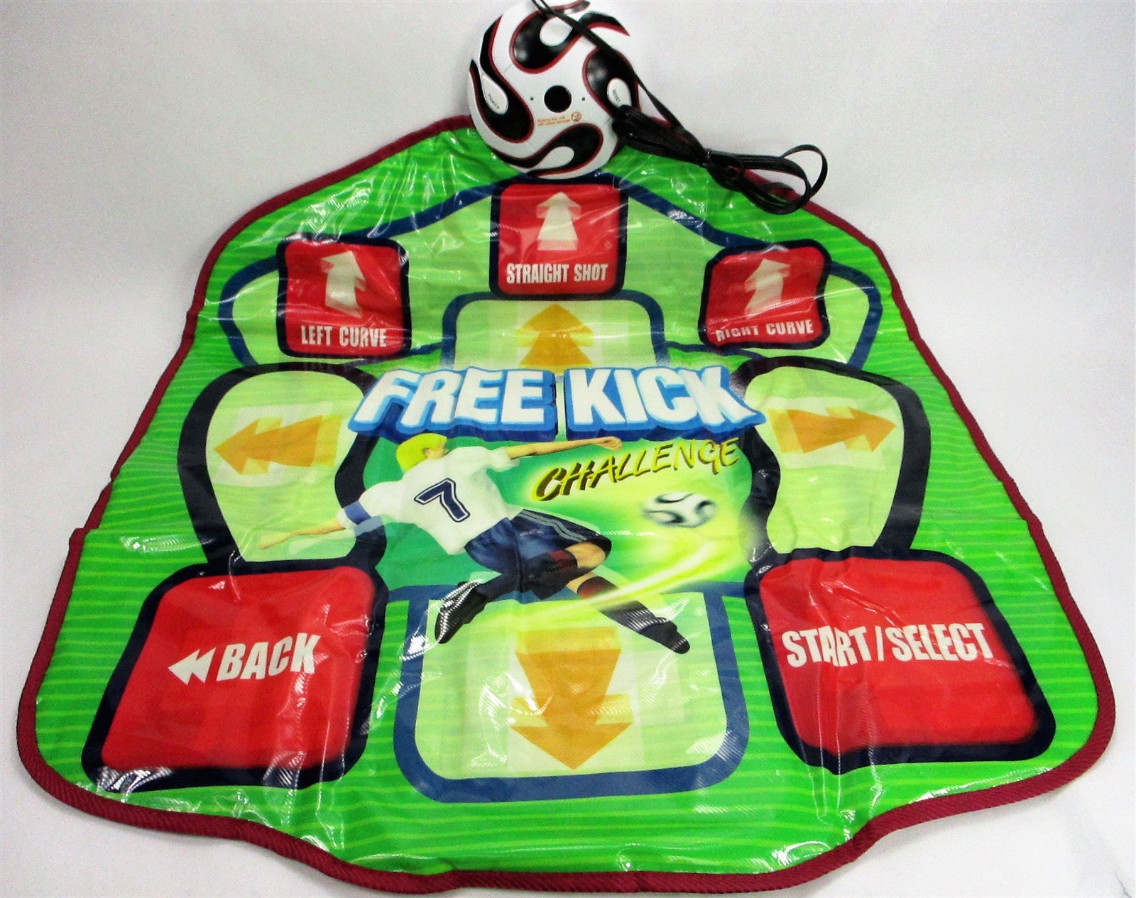 Soccer Game TV Plug & Play Mat Console Free Kick Challenge Excalibur Vintage