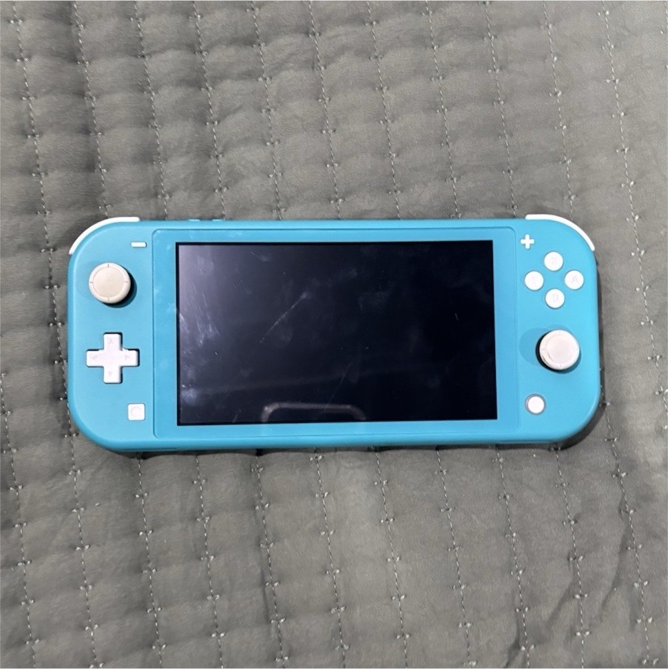 Nintendo Switch Lite Blue White Handheld Console USB-C Headphone Jack