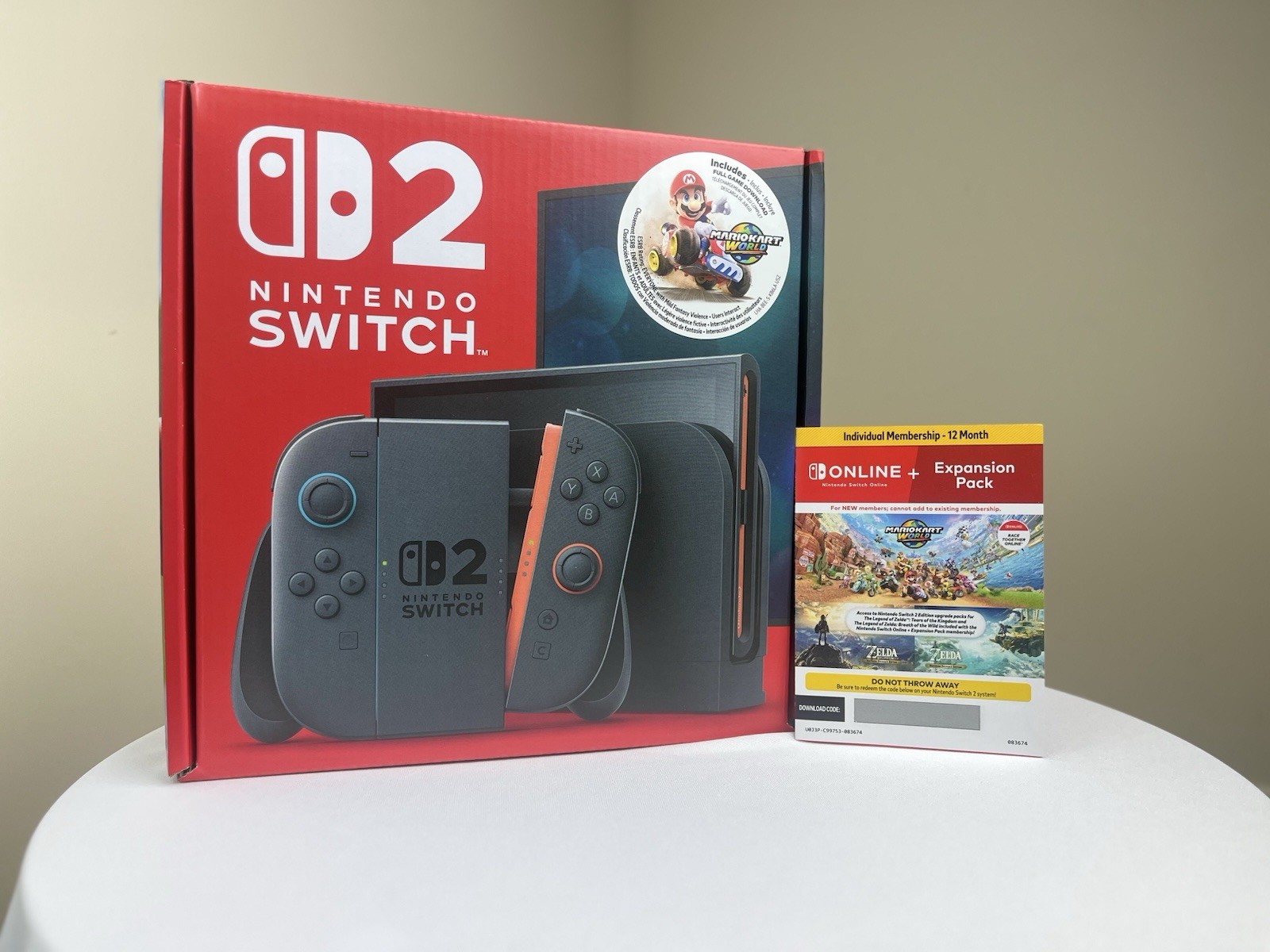 💫NEW Nintendo Switch 2 MARIO KART BUNDLE💫 12 Month Nintendo Switch Online INC