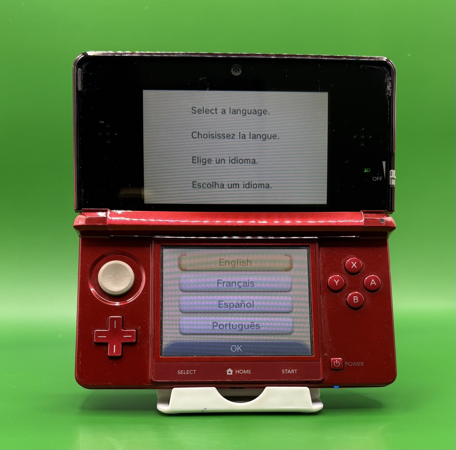 Nintendo 3DS – Flame Red (H8) READ DESCRIPTION