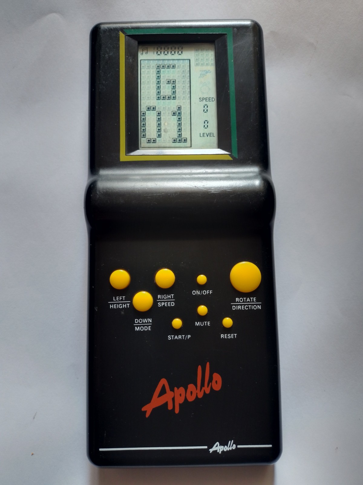 TESTED Apollo Brick Game Vintage 90’s Handheld Gaming Console retro black work