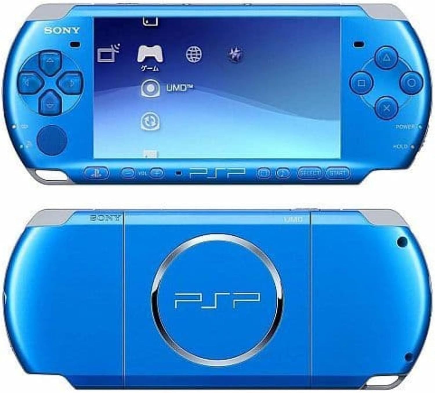 Sony PlayStation PSP-3000 Console Handheld System Wi-Fi Capability Vibrant Blue