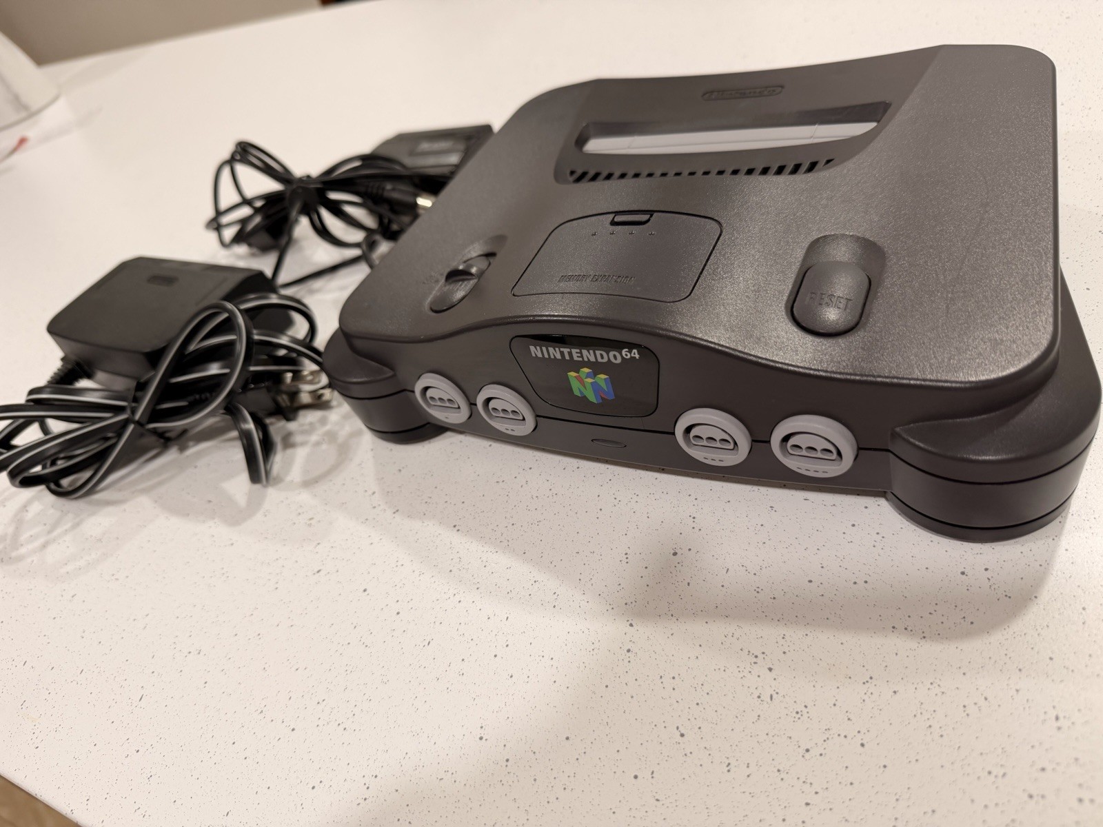 Nintendo 64 Gray Console NUS-001 w/ Power Supply & RF Unit NTSC-U/C