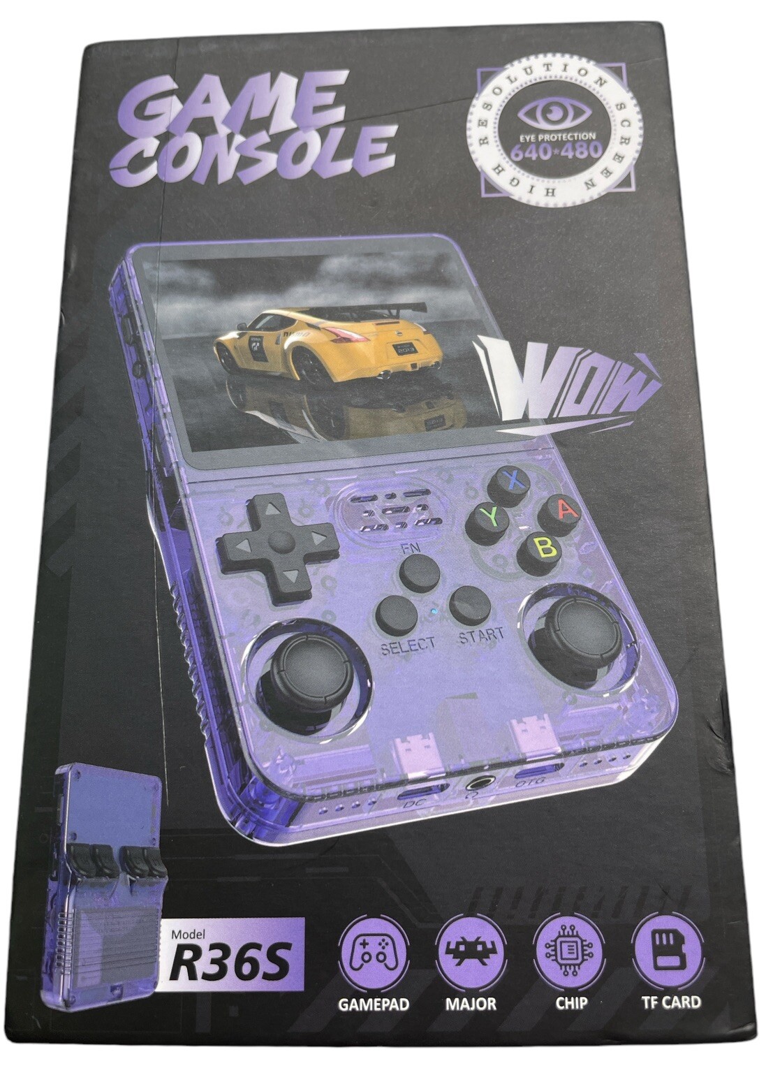 R36S Retro Handheld Video Game Console 3.5 inch Screen 3D Dual System Handheld