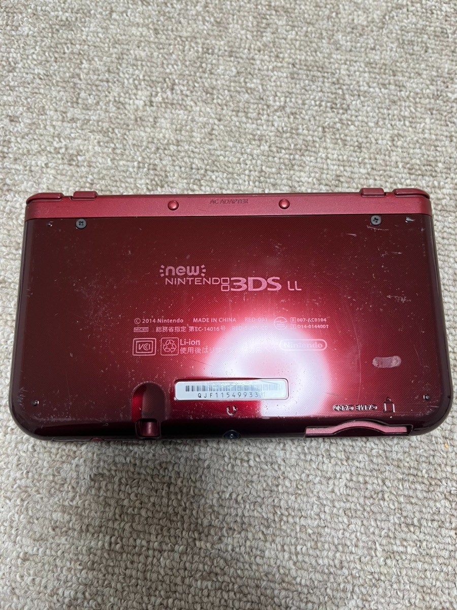 New 3DS LL XL Metalic red Japan Nintendo Console region Japanese B825