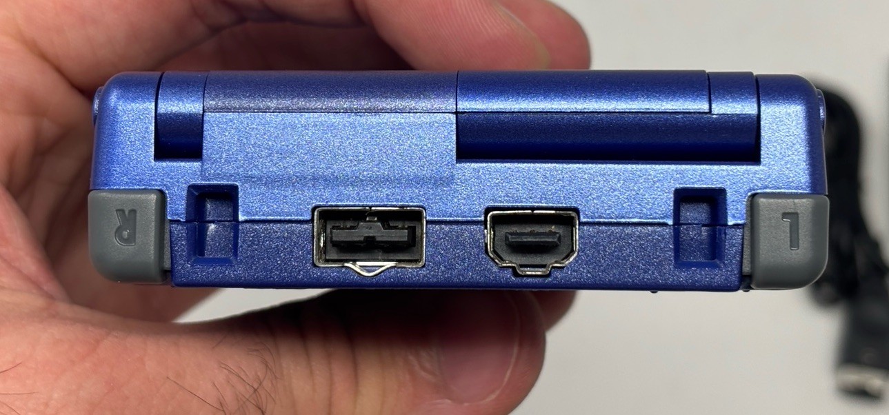 Nintendo Gameboy Advance SP Cobalt Blue AGS-001 – NEW SHELL + NEW BATTERY