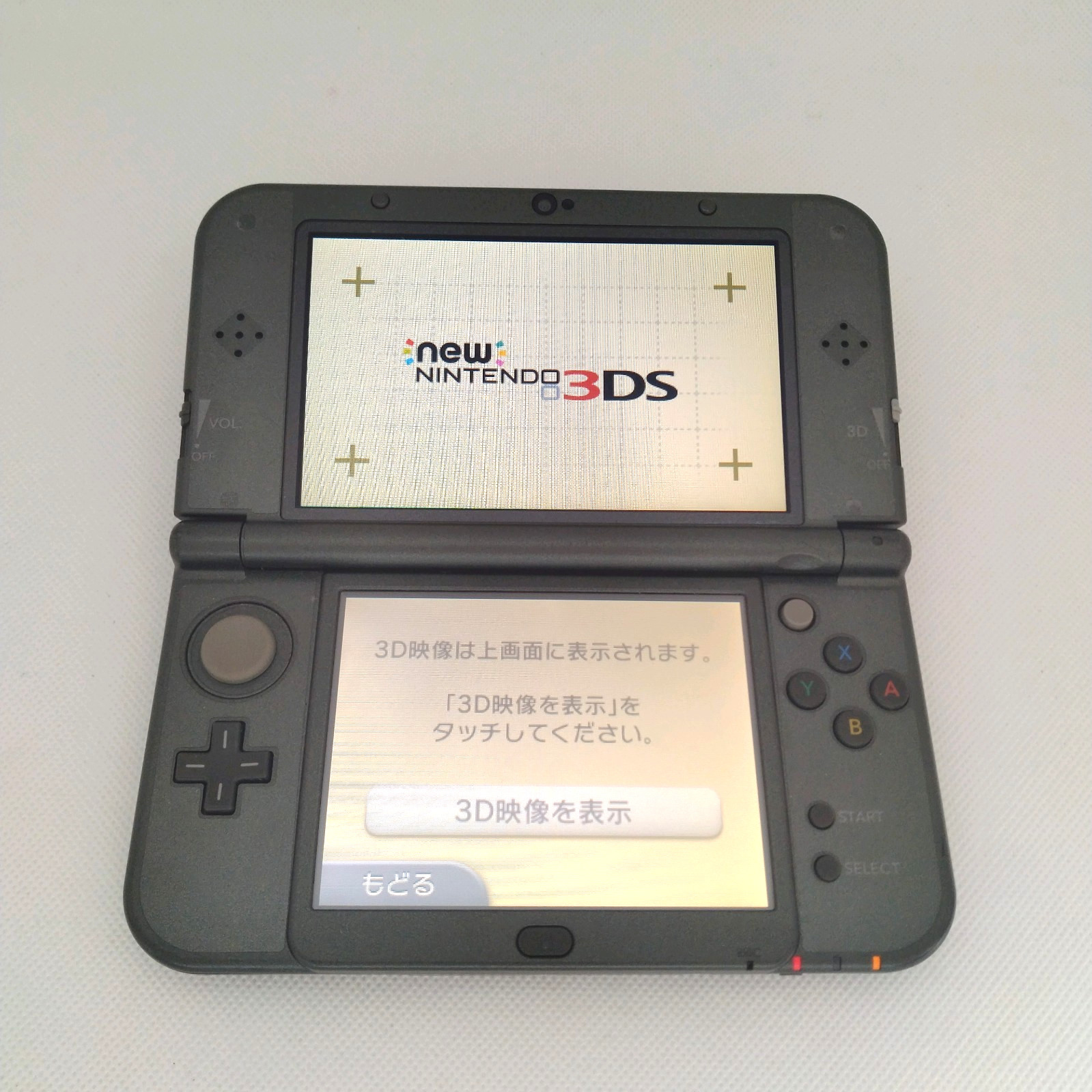 New Nintendo 3DS XL LL Metallic Black Console used from japan Region Japan