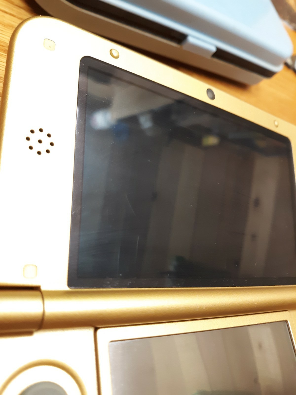 Nintendo 3ds Xl A Link Between Worlds Gold Tri Force Console Zelda Plus Games ++