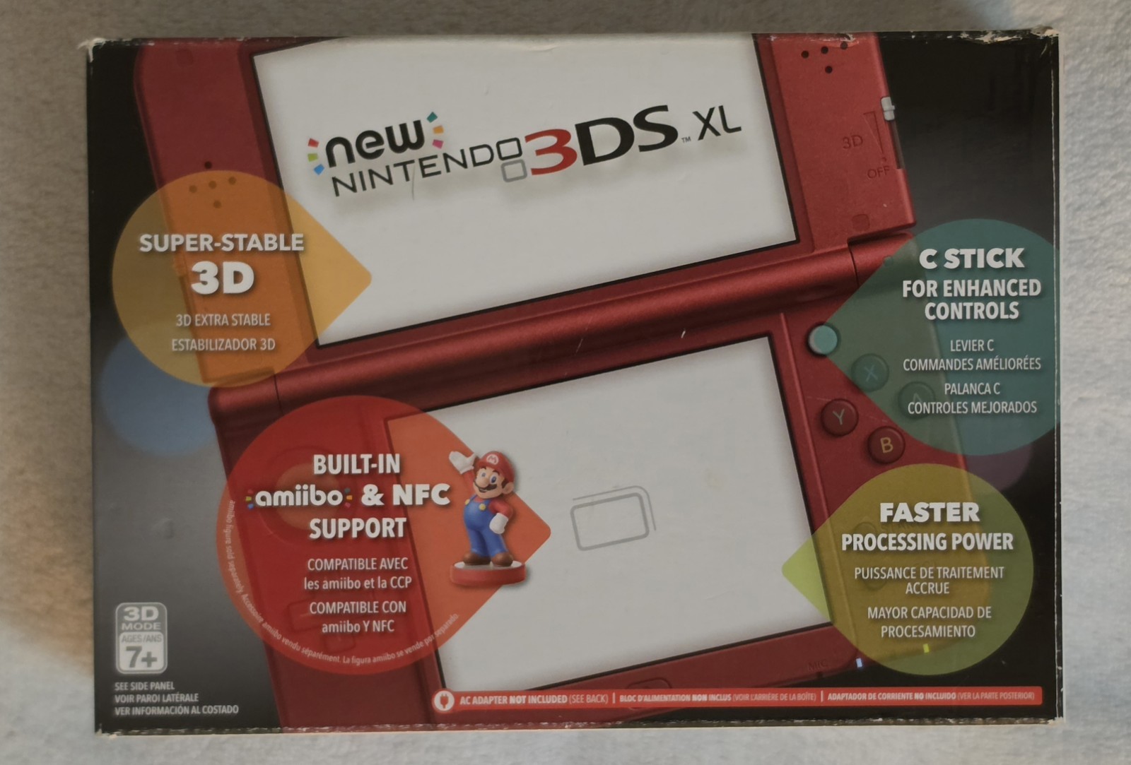 New 3DS XL Metallic Red (Comes With Box, Charger, And Games) Very Good Condition