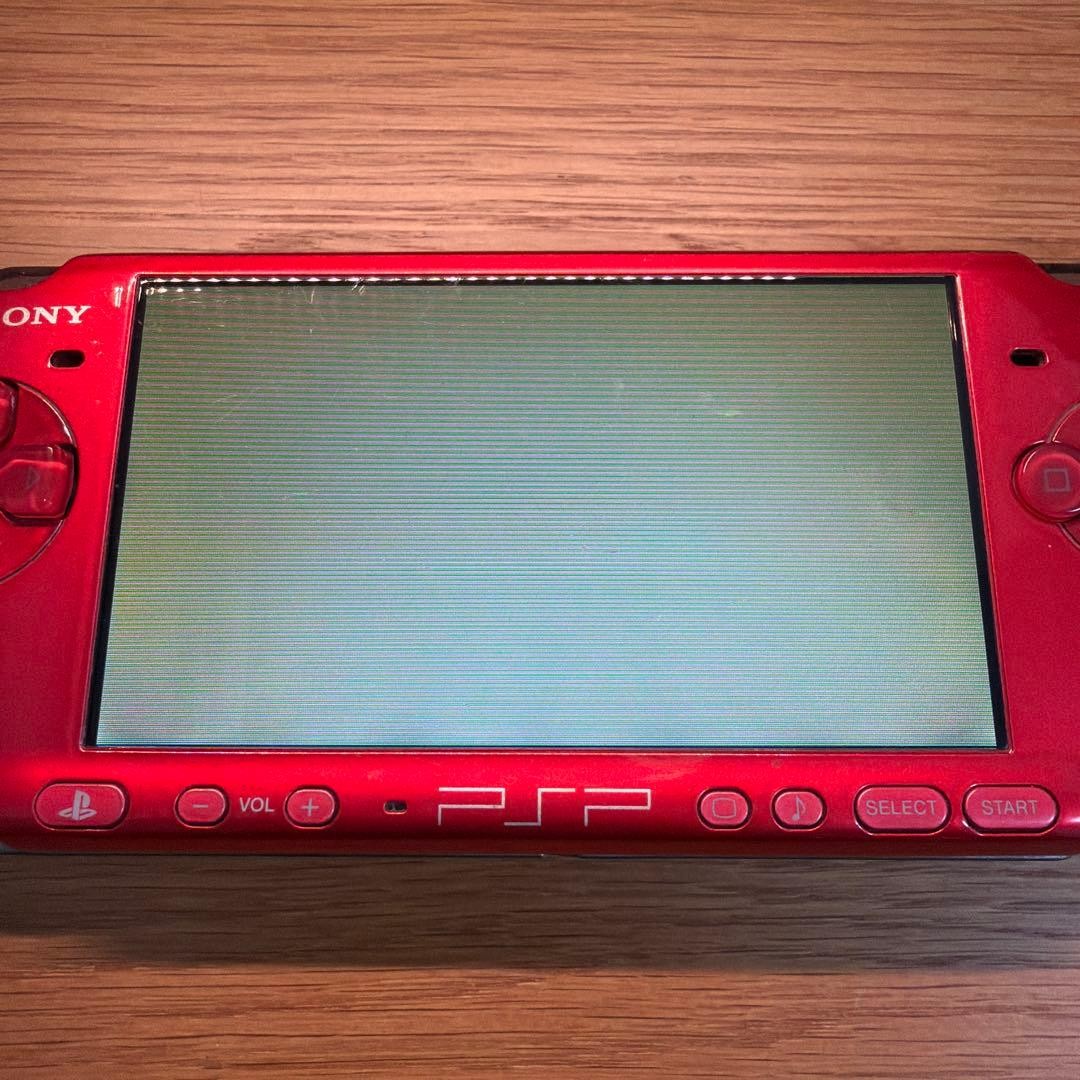 Sony PSP-3000 Radiant Red Console Tested 1GB Region Free Japan