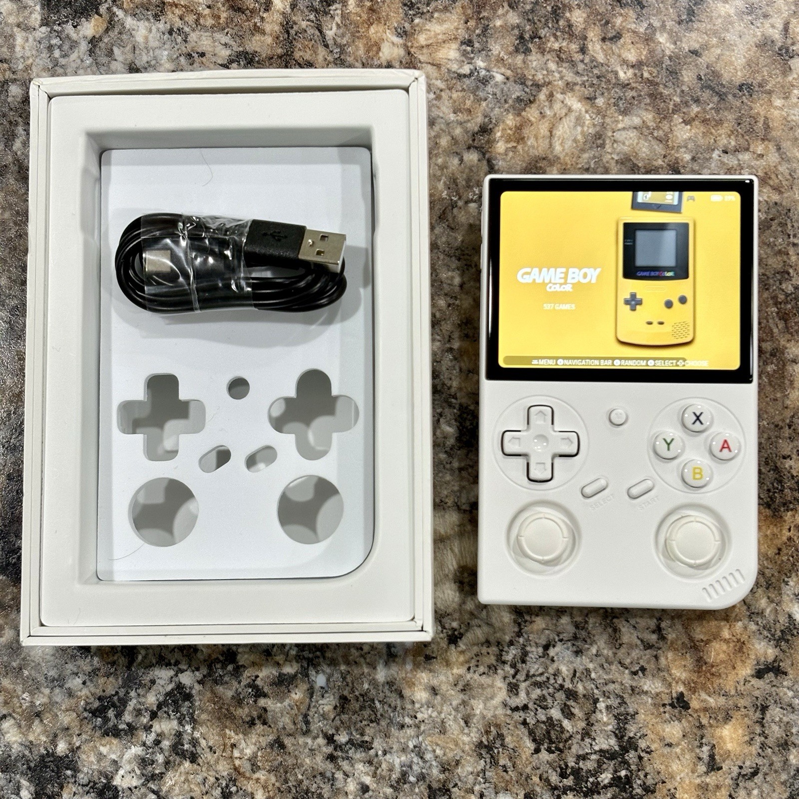 New Anbernic RG35XX Pro Gaming Handheld, New 64GB Card, Custom Ready To Play