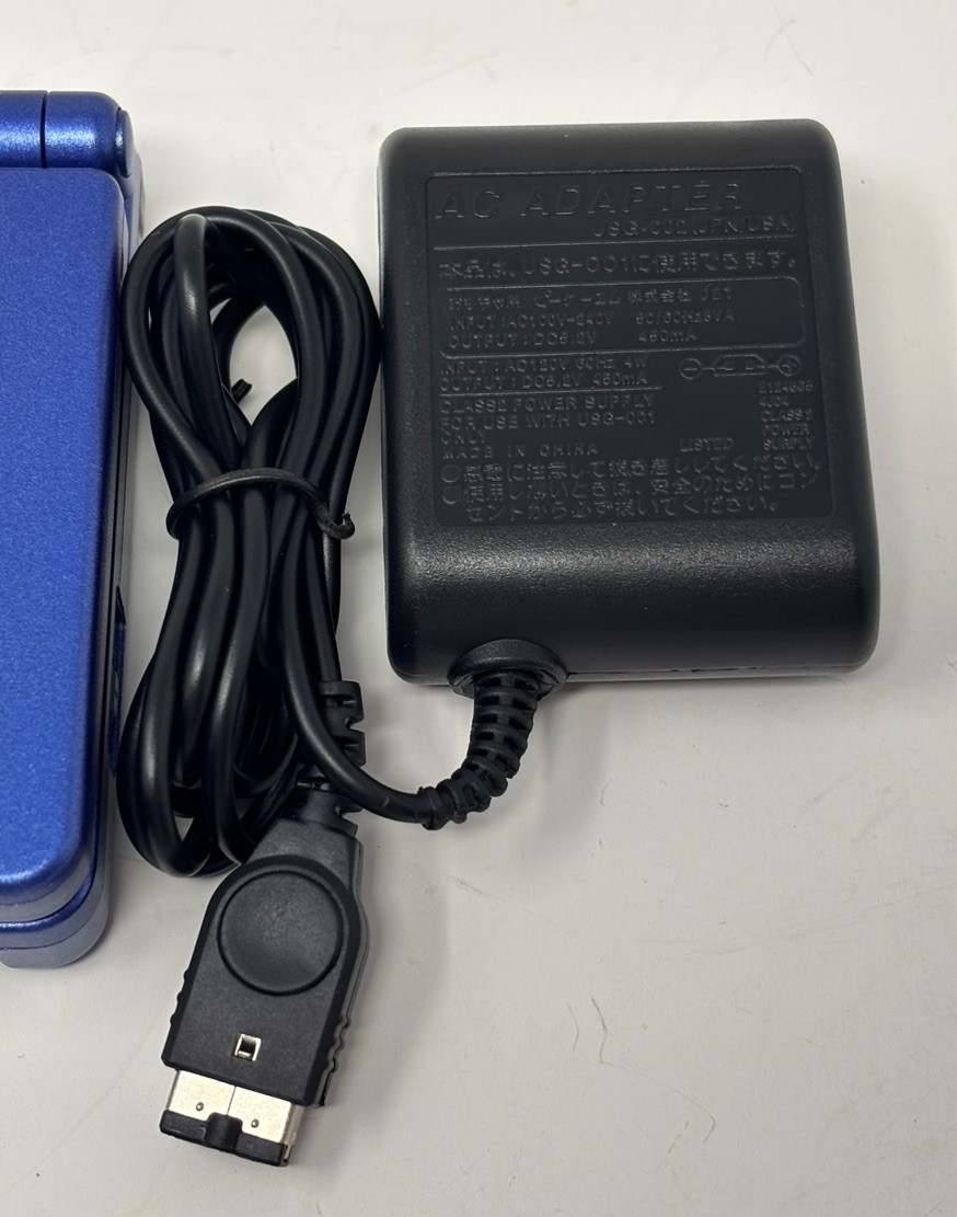 Nintendo Gameboy Advance SP Cobalt Blue AGS-001 – NEW SHELL + NEW BATTERY
