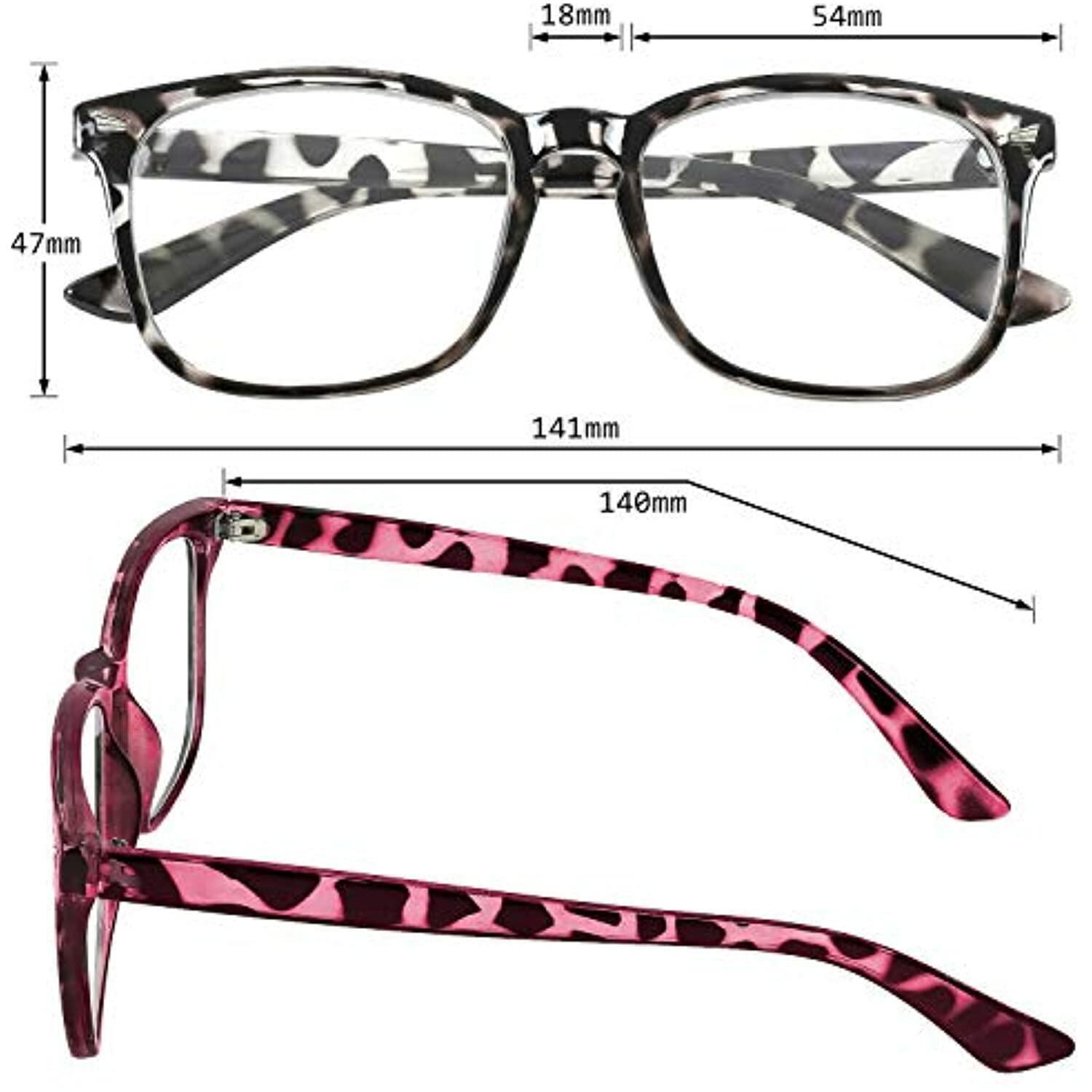Blue Light Blocking Computer Glasses Anti Glare Reduce Eyestrain Eyeglasses for