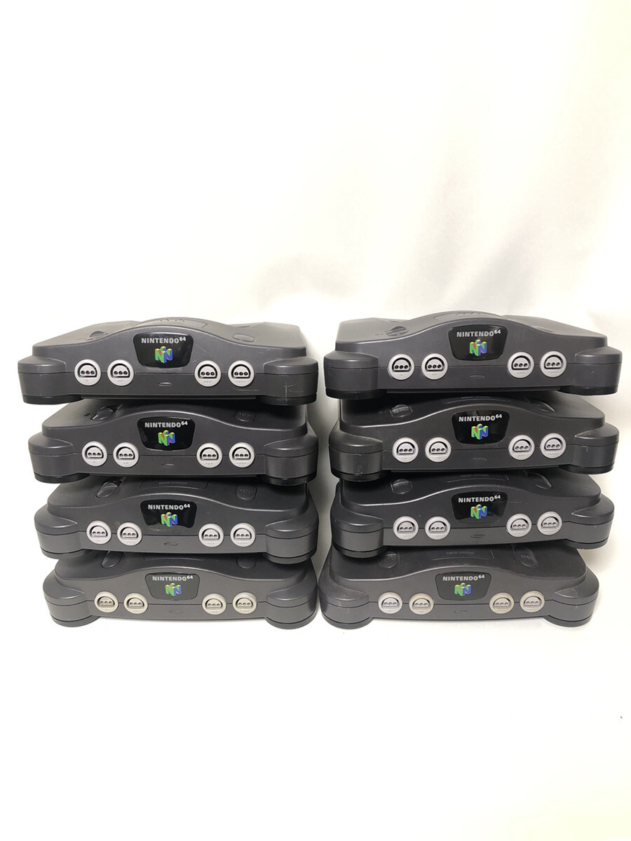 Nintendo 64 N64 Console Only Lot of 10 TestedWorking Terminator pack include JP2