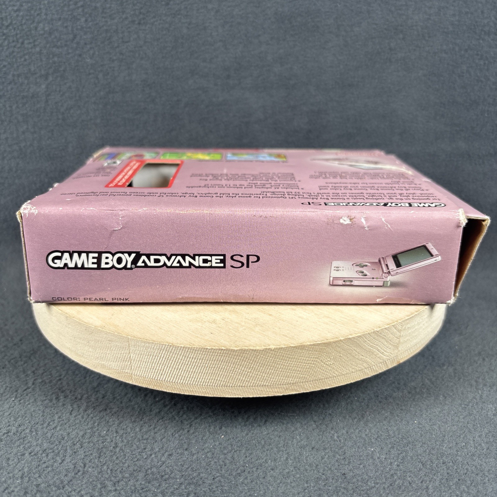Nintendo Game Boy Advance SP – Pearl Pink AGS-101 – Complete w/ All Inserts