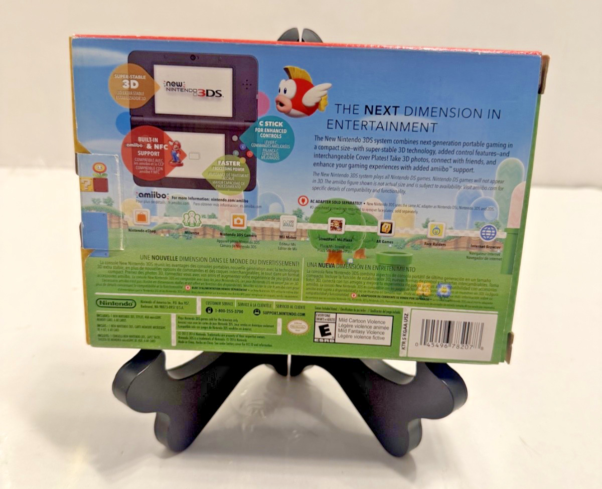 New Nintendo 3DS Original Super Mario Edition Black Friday Edition (CIB)