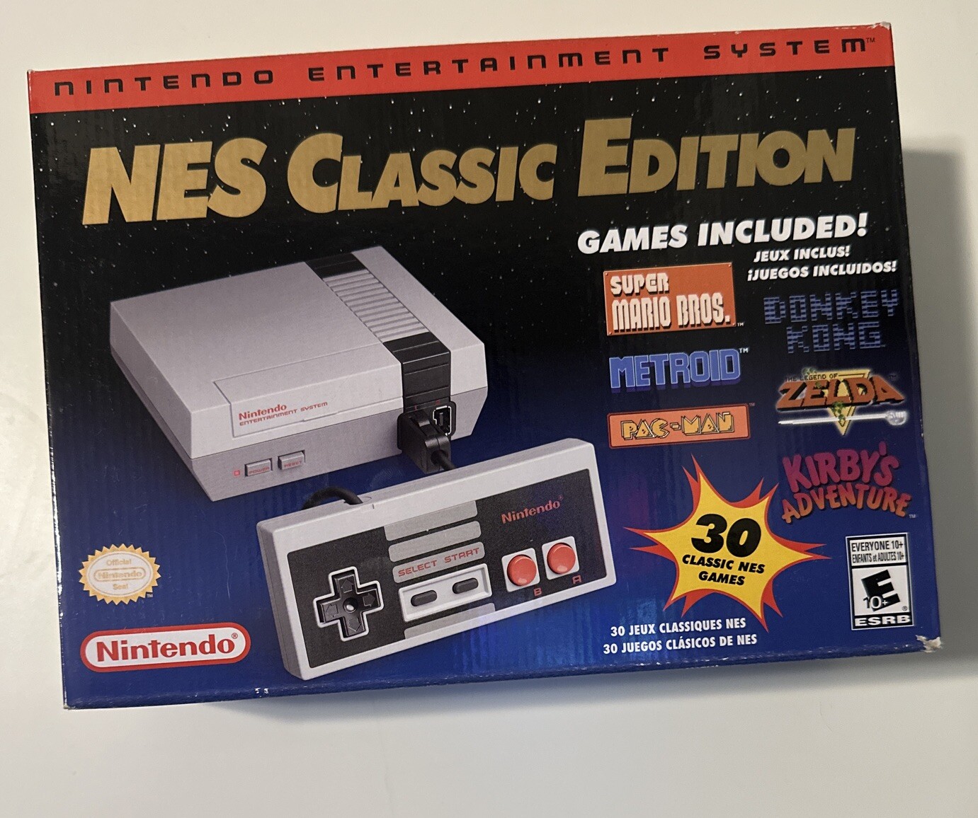 Authentic Nintendo Classic Edition NES Mini Game Console USA Brand New in stock