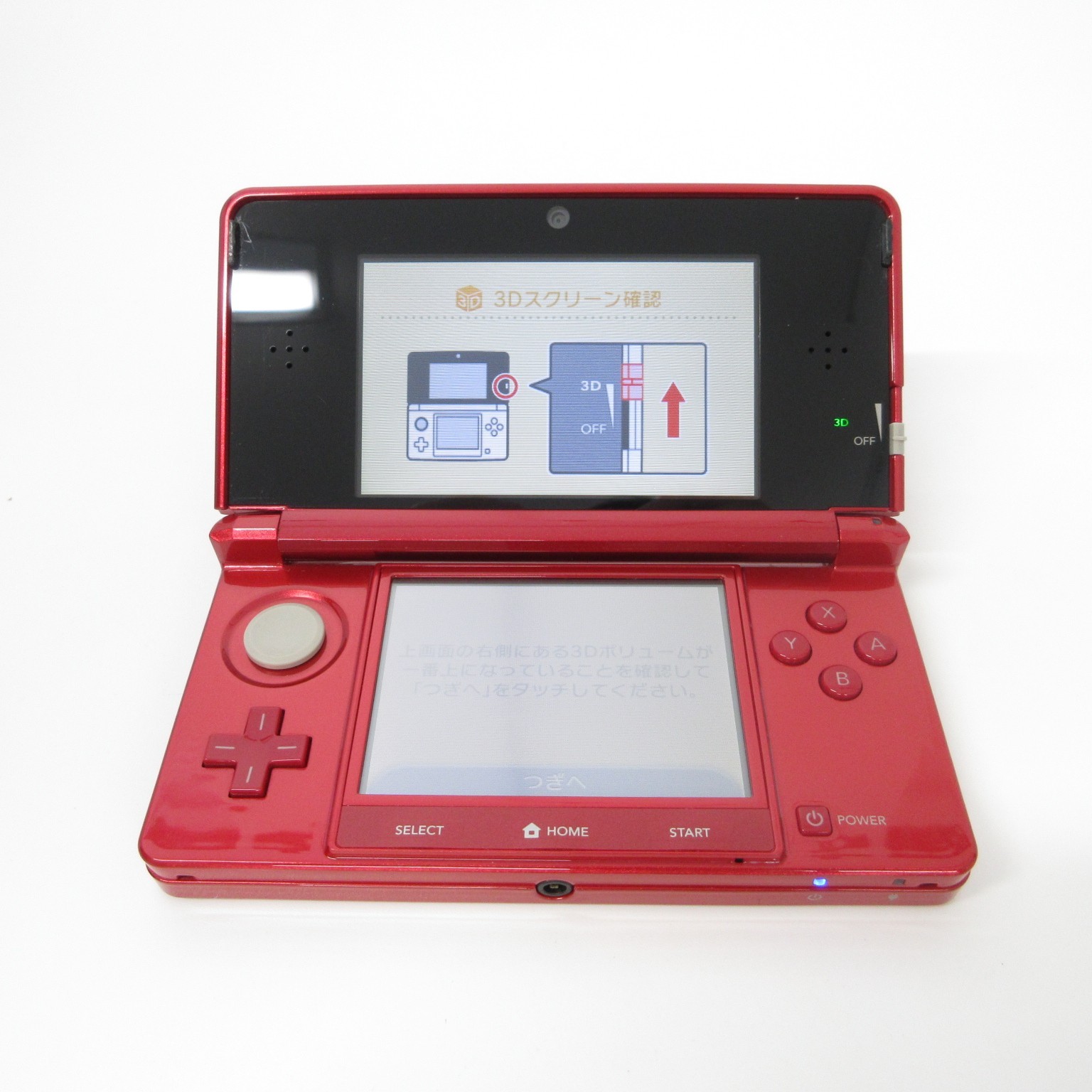 【Excellent】Nintendo 3DS Metallic Red Console ONLY Japanese Edition #NET0430/01
