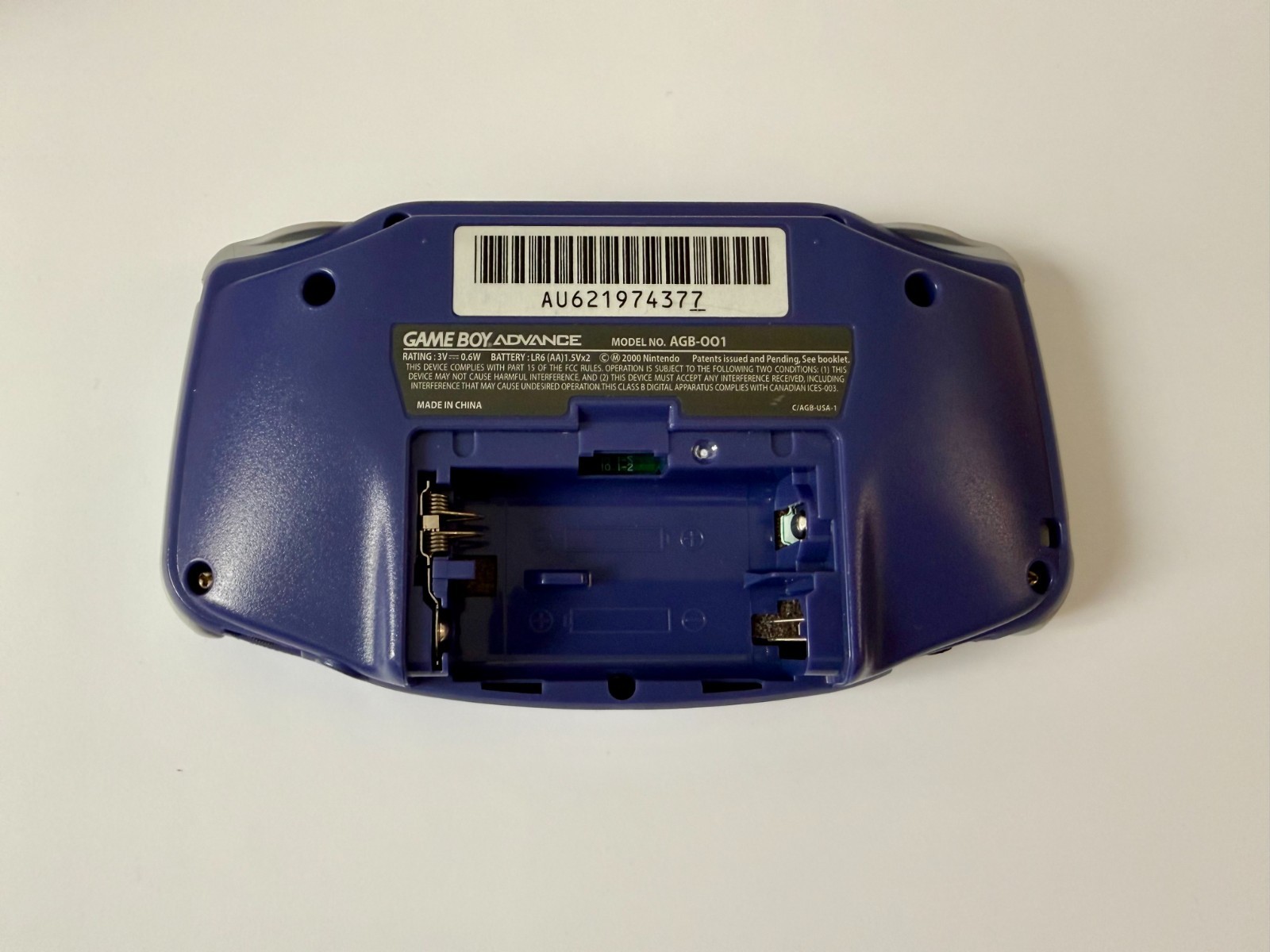 Nintendo Game Boy Advance Console (Indigo Purple AGB-001) GREAT CONDITION