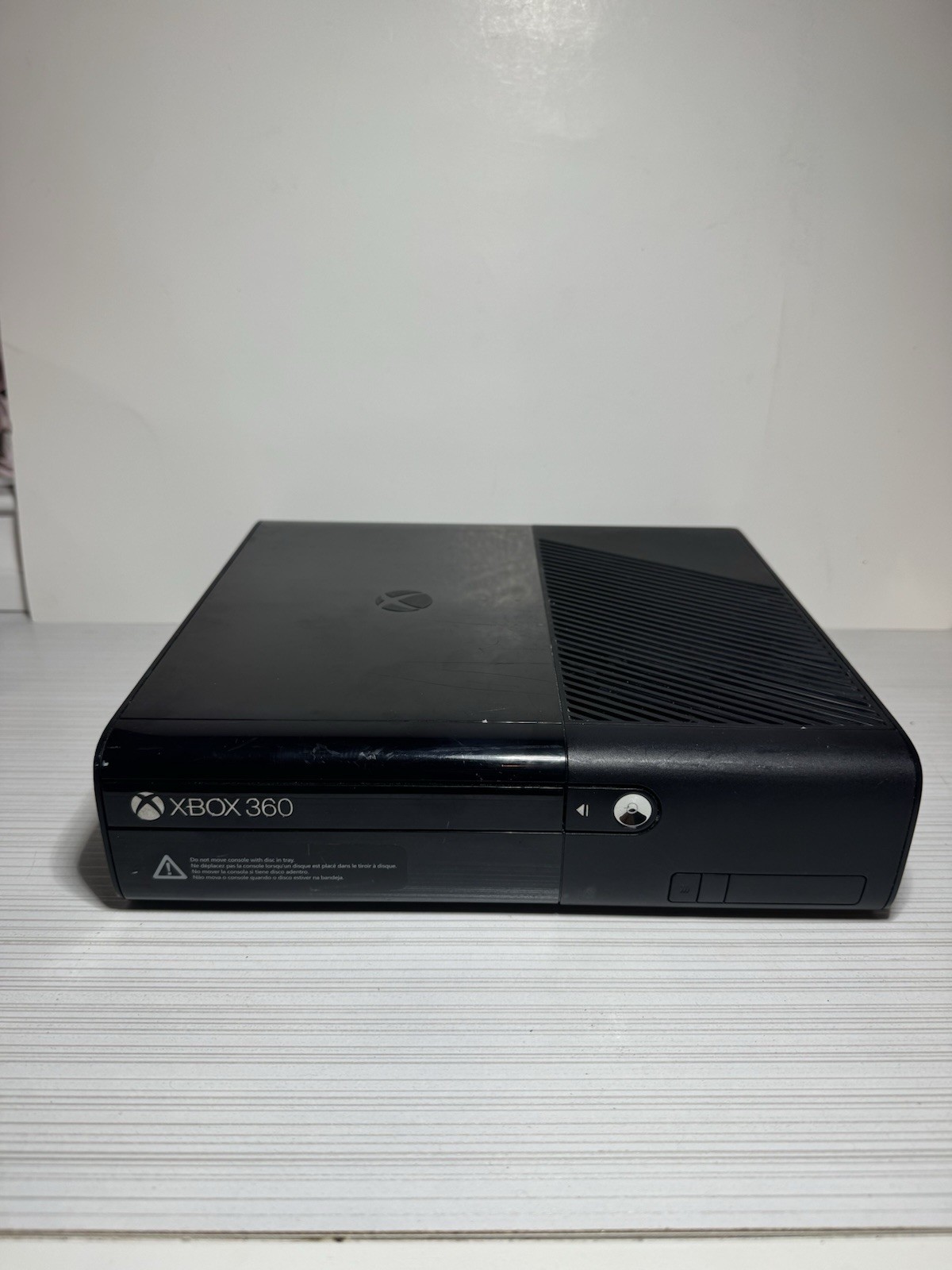 Microsoft Xbox 360 E Game Console Black – UNTESTED