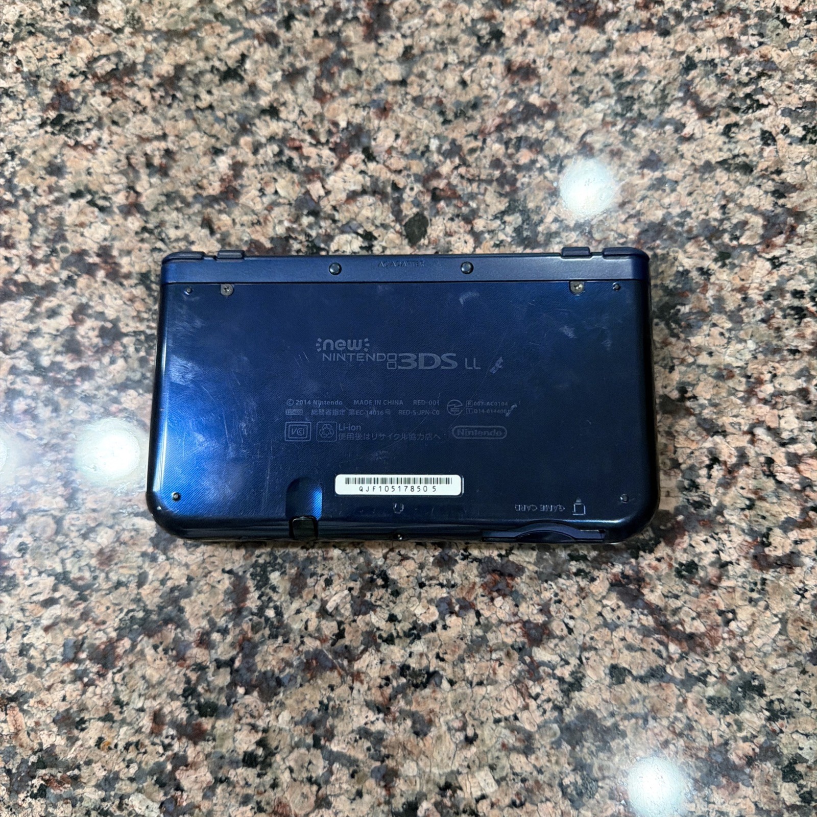 B6118 Nintendo new 3DS LL XL console Metallic Blue Japan w/pen fx