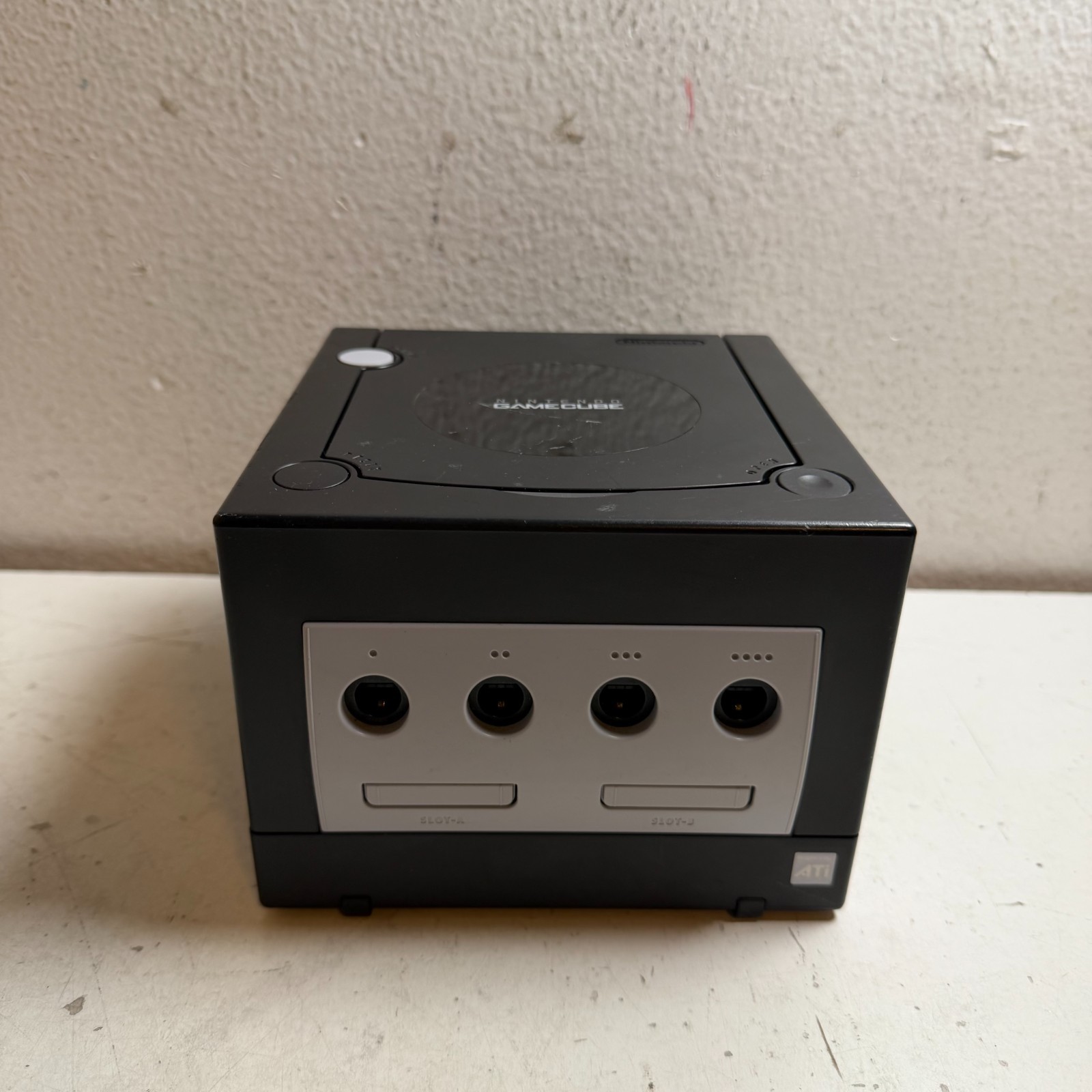 Nintendo GameCube DOL-101 Black 480p 128-bit Video Game Console – For Parts